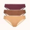The Nude Mesh Back Bikini Bundle: Toasted Almond/Warm Oak/Umber -KIKIO Underwear Shop 01 on model front1 mesh back bikini nude pack multi 3d567c41 190f 4cbe b5a2 779414a7d52e