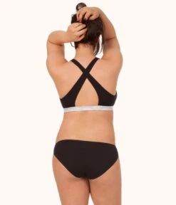 The Cross Back Bralette Bundle: Jet Black/Heather Gray -KIKIO Underwear Shop 05 on model back cross back bralette pack heather gray jet black f041e78e 1cd8 4fd1 b4c6 260ab9d83a2c