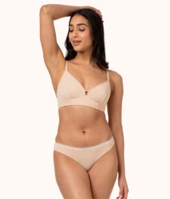 The Low Back Bralette: Toasted Almond