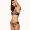 The Mesh Back Bikini - Print: Poppy Floral -KIKIO Underwear Shop 1 on model front mesh back bikini print poppy floral e4ea2d53 d927 4bb3 999a 8fb583d055e8