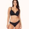 The No-Wire Nursing Bra: Jet Black -KIKIO Underwear Shop 1 on model front no wire maternity jet black c8bf0ce0 3105 46aa 8803 c68fd4082d4e