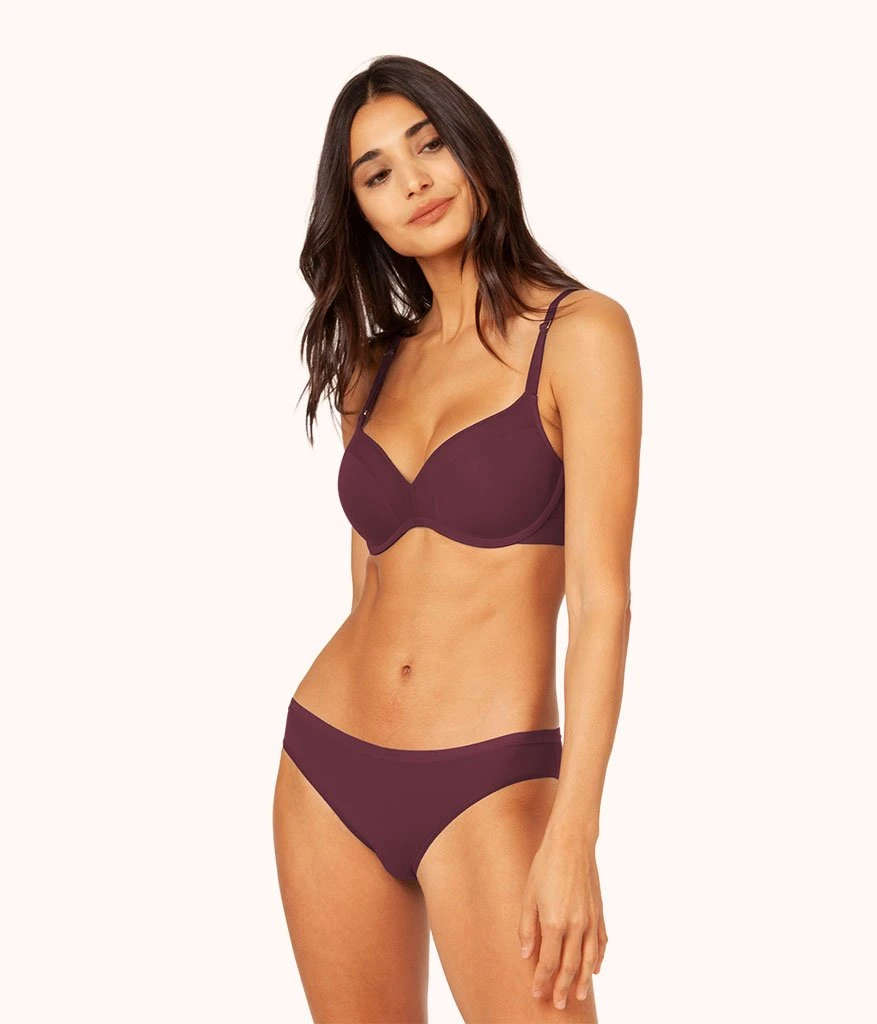 The No-Wire Push-Up Trio: Toasted Almond/Jet Black/Plum 4 The No-Wire Push-Up Trio: Toasted Almond/Jet Black/Plum - Image 2