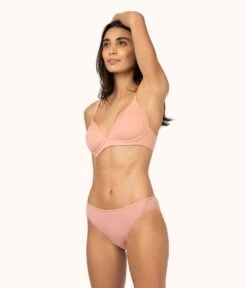 The All-Day Bikini: Shell Pink -KIKIO Underwear Shop 2 on model front1 all day bikini shell pink 2bd5c65b 6864 49f3 9d23 fe3e68da4778