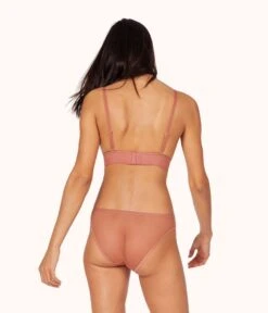 The Crochet Lace Bralette: Matte Rose 9 The Crochet Lace Bralette: Matte Rose -KIKIO Underwear Shop 3 on model back crochet lace bralette matte rose c0e150a3 73d6 4717 9351 dfcbd1a8d482