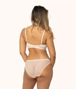 The Eco Straight Up Bralette: Toasted Almond 9 The Eco Straight Up Bralette: Toasted Almond -KIKIO Underwear Shop 3 on model back eco straight up bralette toasted almond 3a607261 521d 4e56 b6c8 f1633eec83ba
