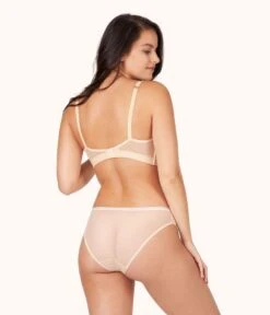 The No-Wire Nursing Bra: Toasted Almond -KIKIO Underwear Shop 3 on model back no wire maternity toasted almond 20eaf350 0c0f 47bd 8bed 0659267d0460