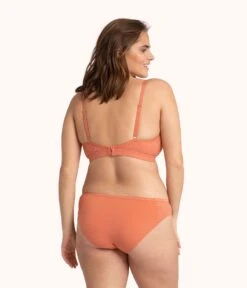 The Palm Lace Bikini: Terracotta -KIKIO Underwear Shop 3 on model back palm lace bikini terracotta 1ab2de4b 6fed 415e bbd0 aa4aa334388b