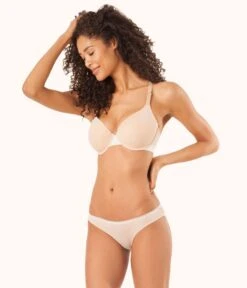 The Mesh Back Bikini Bundle - Print: Toasted Almond/Jet Black/Latte Leopard -KIKIO Underwear Shop 3 on model front mesh back bikini bundle latte leopard f7e39fe8 2143 44cd a871 04ad61de568e