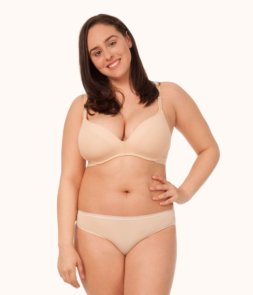 No-Wire Push-Up Bra Bundle: Jet Black/Toasted Almond - Image 3