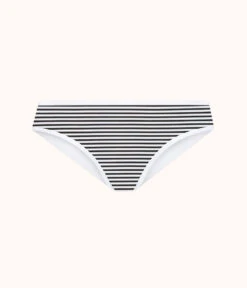 The Cotton Bikini Bundle: Heather Gray/Jet Black/Black/White Mini Stripe -KIKIO Underwear Shop 3 product flat front2 cotton bikini bundle multi 81872c00 241f 47f1 9221 3971d1137327