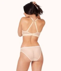 The No-Wire Nursing Bra: Toasted Almond -KIKIO Underwear Shop 4 on model back1 no wire maternity toasted almond db1e007a 4adb 4e70 bd45 1b33a3c41104