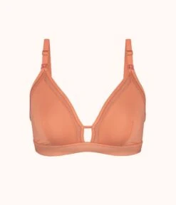 The Busty Nursing Bralette: Terracotta -KIKIO Underwear Shop 4 product flat front busty maternity bralette terracotta 8188d371 080d 47c6 9fd4 11713243d64f