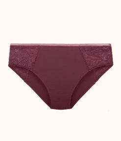 The Lace High Waist Bikini: Plum -KIKIO Underwear Shop 4 product flat front lace high waist bikini plum 7d2f9456 7e59 4a79 bee3 0f5ab27e4931