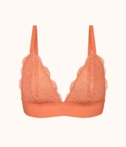 The Long-Lined Lace Bralette: Terracotta -KIKIO Underwear Shop 4 product flat front long lined lace bralette terracotta 3788f796 d091 4ead 97ec 3b653a6da0dd