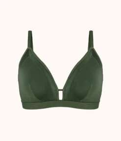 The Luxe Trim Busty Bralette: Rich Olive -KIKIO Underwear Shop 4 product flat front luxe trim busty bralette rich olive afa6b665 03ff 4327 8dae 838ba9a4f923