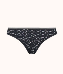 The No Show Thong - Print: Painted Polka -KIKIO Underwear Shop 4 product flat front no show thong painted polka cda0b456 df10 432a b67b 8d2197e24ed0
