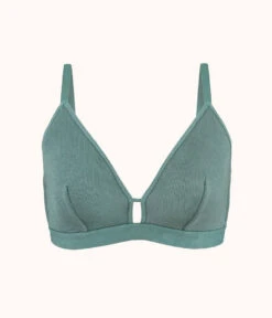 The Ribbed Busty Bralette: Harbor Green -KIKIO Underwear Shop 4 product flat front ribbed busty bralette harbor green fd4d17ce d534 4358 988c 6abcf535441b