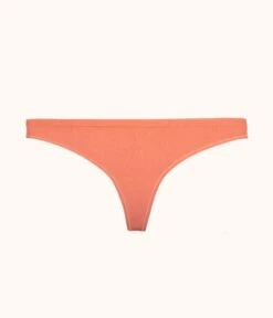 The Seamless Thong: Terracotta -KIKIO Underwear Shop 4 product flat front seamless thong terracotta f1163eaf 04a0 4e8d 8a53 e29c65564e31