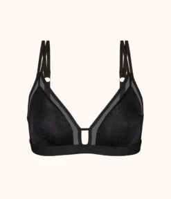 The Smooth Lace Bralette: Jet Black -KIKIO Underwear Shop 4 product flat front smooth lace bralette jet black b0bd7d8a 0ae7 415d 8ffa f6d6951d31c3