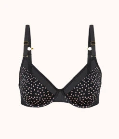 The Unlined Balconette Bra - Print: Painted Polka -KIKIO Underwear Shop 4 product flat front unlined balconette bra painted polka 7a3cc85d c6f6 4567 94f3 749e3b5098f2