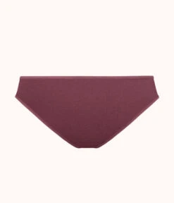 The All-Day Bikini: Plum -KIKIO Underwear Shop 5 product flat back all day bikini plum 2b091173 9104 4c63 a843 b12efe599a2c
