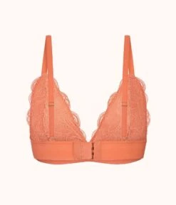 The Long-Lined Lace Bralette: Terracotta -KIKIO Underwear Shop 5 product flat back long lined lace bralette terracotta 09a8a631 f1ab 445d be2a 706ddd515562