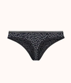 The No Show Thong - Print: Painted Polka -KIKIO Underwear Shop 5 product flat back no show thong painted polka 17f93ad7 15a1 46da 8d2b 925d1aae75dd