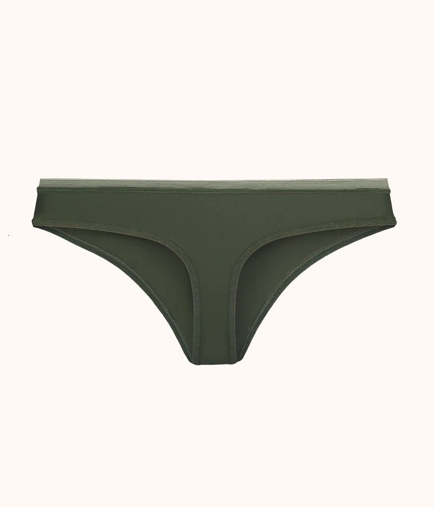 The No Show Thong: Rich Olive 7 The No Show Thong: Rich Olive - Image 5