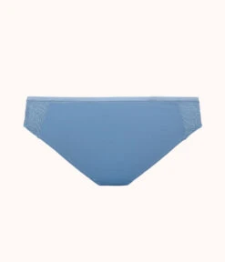 The Palm Lace Bikini: Vintage Indigo -KIKIO Underwear Shop 5 product flat back palm lace bikini vintage indigo