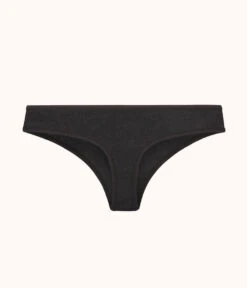 The Ribbed Thong: Jet Black -KIKIO Underwear Shop 5 product flat back ribbed thong jet black cfd6635d 3e8b 4ad2 8e13 1e045365c73c