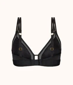 The Smooth Lace Bralette: Jet Black -KIKIO Underwear Shop 5 product flat back smooth lace bralette jet black 74c147ff fae0 42d3 bdc7 4c12b39d46ad