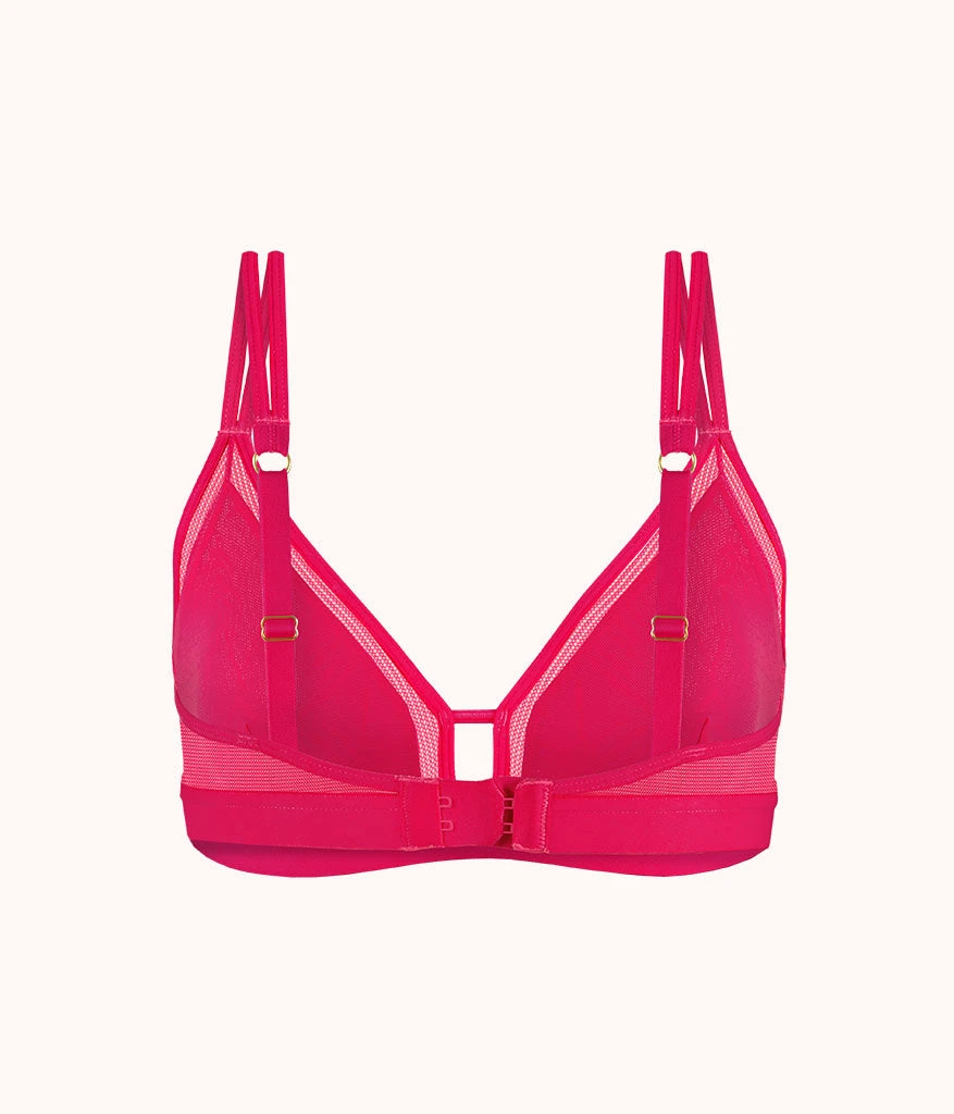 The Smooth Lace Bralette: Magenta 7 The Smooth Lace Bralette: Magenta - Image 5