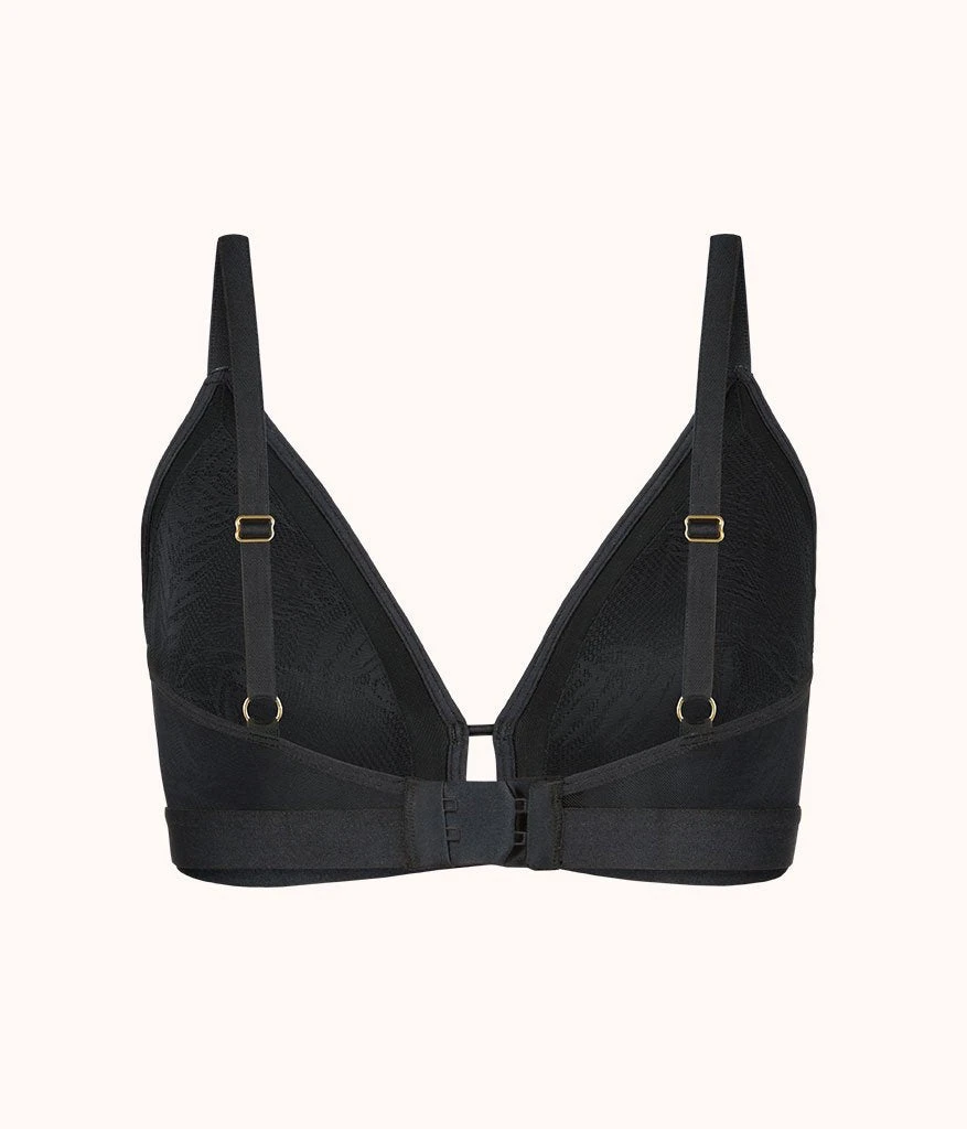 The Smooth Lace Busty Bralette: Jet Black - Image 5