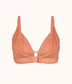 The Busty Nursing Bralette: Terracotta -KIKIO Underwear Shop 6 product flat back busty maternity bralette terracotta f2dad5c6 1285 4e31 af4d 696bd6826ae6