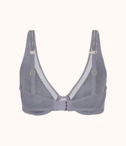 The Smooth Lace Plunge Bra: Smoke 15 The Smooth Lace Plunge Bra: Smoke -KIKIO Underwear Shop 7 product flat back smooth lace plunge bra smoke 436d7b12 a8a0 4197 a6aa 7d4dd580f0a1