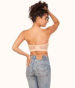 The Lace Strapless: Toasted Almond 11 The Lace Strapless: Toasted Almond -KIKIO Underwear Shop on model back lace strapless toasted almond 36b6075b 9ffa 4b97 8936 0247faf4572f