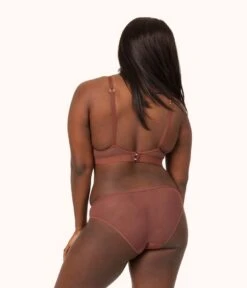 The Mesh Back Bikini: Umber
