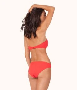 The Bandeau: Tomato Red -KIKIO Underwear Shop on model back the bandeau top red a271d7fa 2feb 4271 88a0 cf90062c6a14