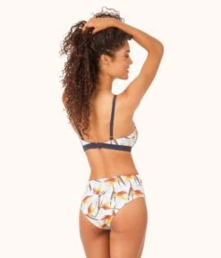 The Busty Bralette - Print: Day Break Print -KIKIO Underwear Shop on model back the busty bralette swim top daybreak print a232b8d1 dcb3 4733 a798 659bb68e4442