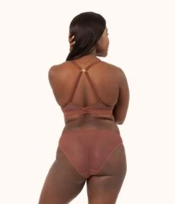 The No-Wire Push-Up: Umber -KIKIO Underwear Shop on model back1 no wire push up umber 5e26c365 d505 42cc b574 6a83b1f20ead
