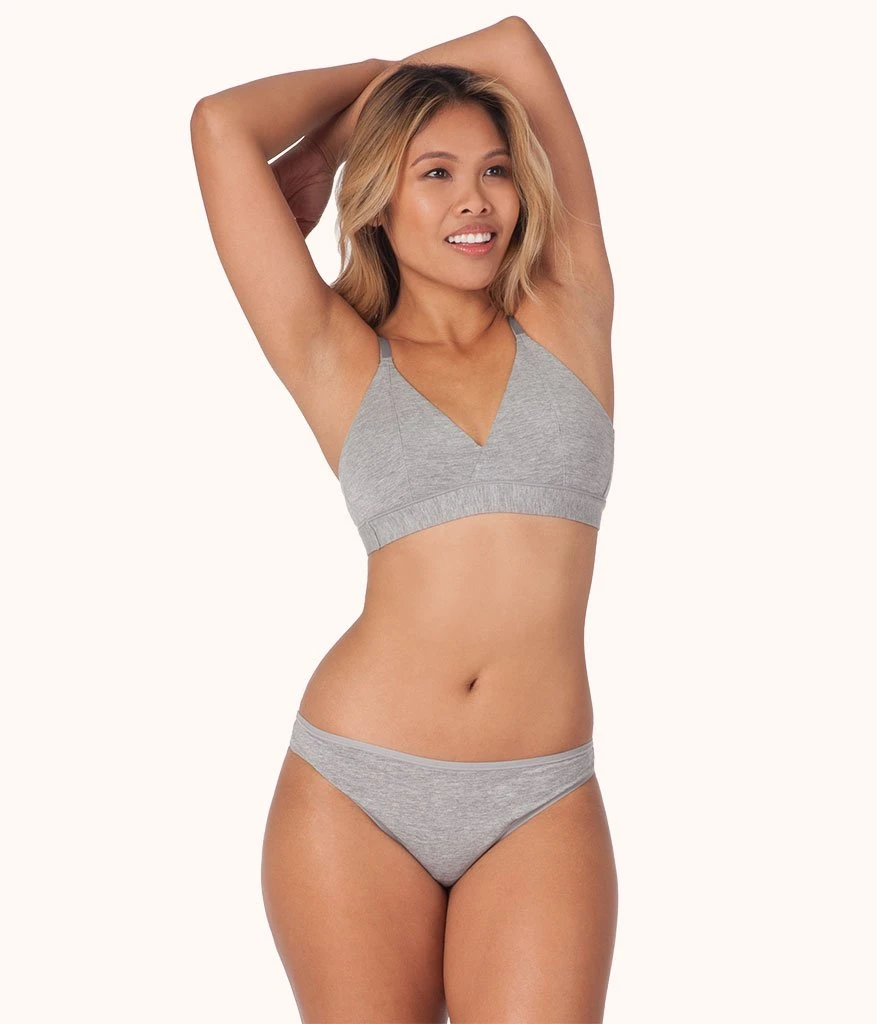 The Cotton Thong: Heather Gray 3 The Cotton Thong: Heather Gray - Image 2