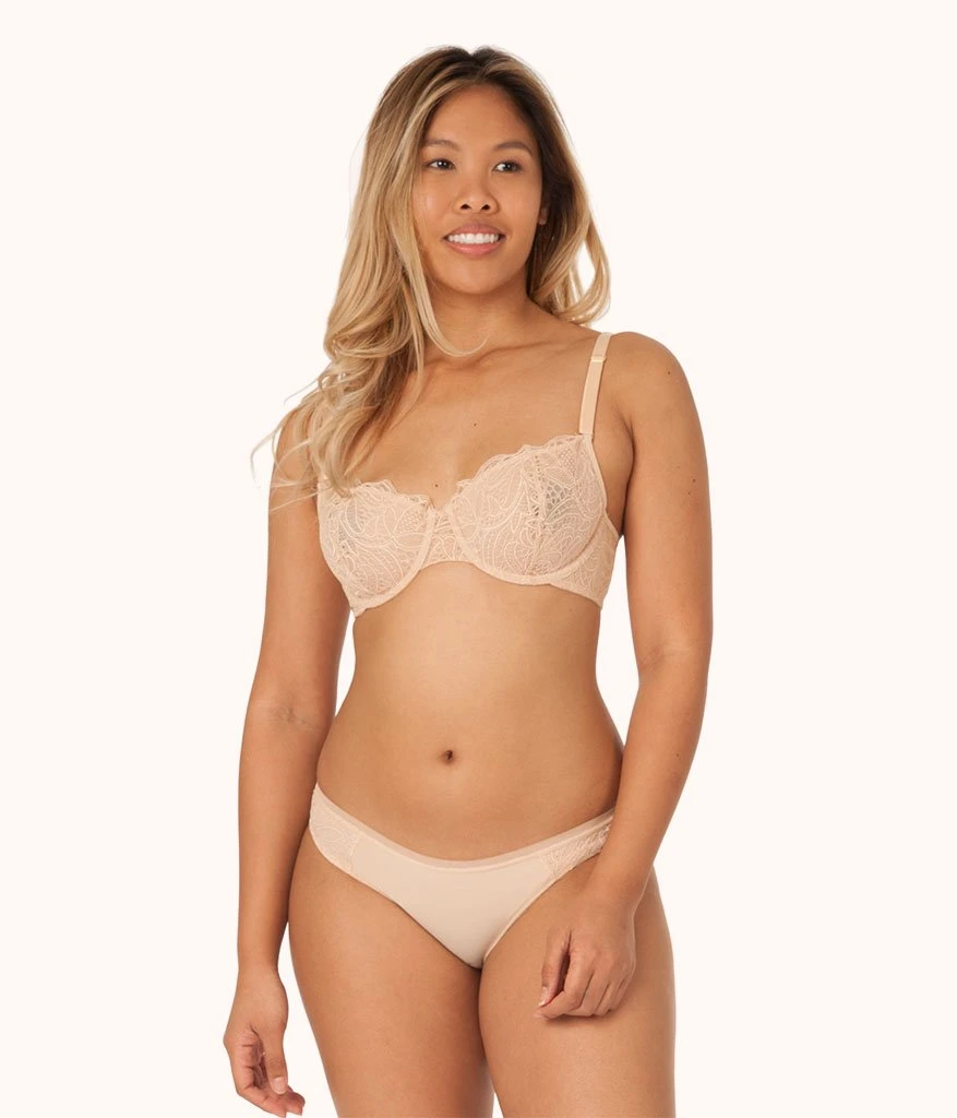 The Palm Lace Bikini: Toasted Almond 3 The Palm Lace Bikini: Toasted Almond