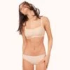 The Straight Up Bralette: Toasted Almond -KIKIO Underwear Shop on model front straight up bralette toasted almond 8e409c78 1761 4601 a5a8 be43574a2621
