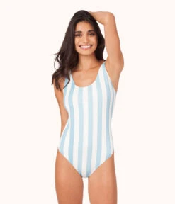 The Tank One Piece - Print: Cabana Stripe