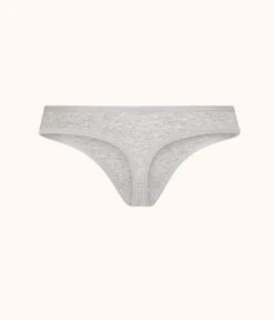 The Cotton Thong: Heather Gray 10 The Cotton Thong: Heather Gray -KIKIO Underwear Shop product flat back cotton thong heather gray d37e2971 88bc 4ebf 871a cb2205cd1a92