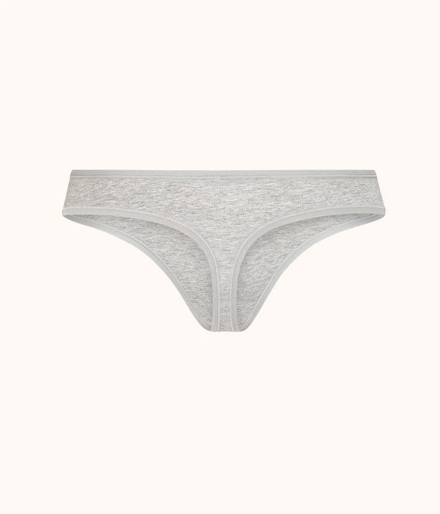 The Cotton Thong: Heather Gray 6 The Cotton Thong: Heather Gray - Image 5