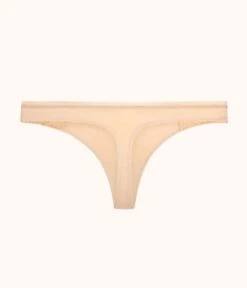 The Palm Lace Thong: Toasted Almond 11 The Palm Lace Thong: Toasted Almond -KIKIO Underwear Shop product flat back palm lace thong toasted almond ec4a2e5b 9f28 41c9 8a01 e3905e3f856b