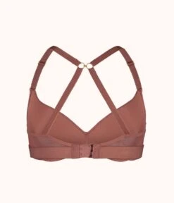 The No-Wire Push-Up: Umber -KIKIO Underwear Shop product flat back1 no wire push up umber 7537b8d4 616d 4be9 90c8 1224f2fd5f6d