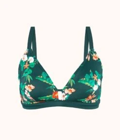 The Busty Bralette - Print: Garden Print -KIKIO Underwear Shop product flat front busty swim bralette garden print dfa60731 3fab 49a7 9e15 2386bb40d04f