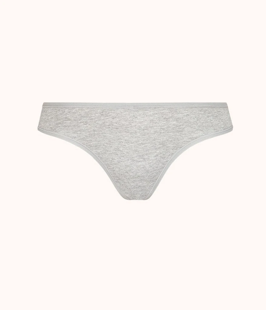 The Cotton Thong: Heather Gray 5 The Cotton Thong: Heather Gray - Image 4